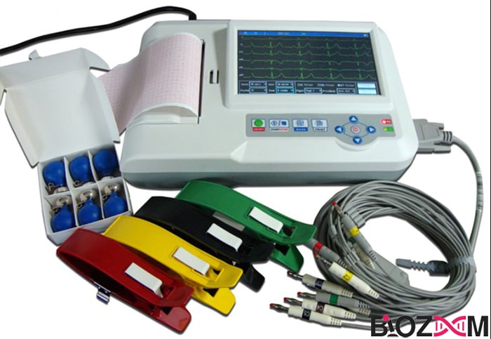 Electrocardiography device تصویر دستگاه الکتروکاردیوگرافی
