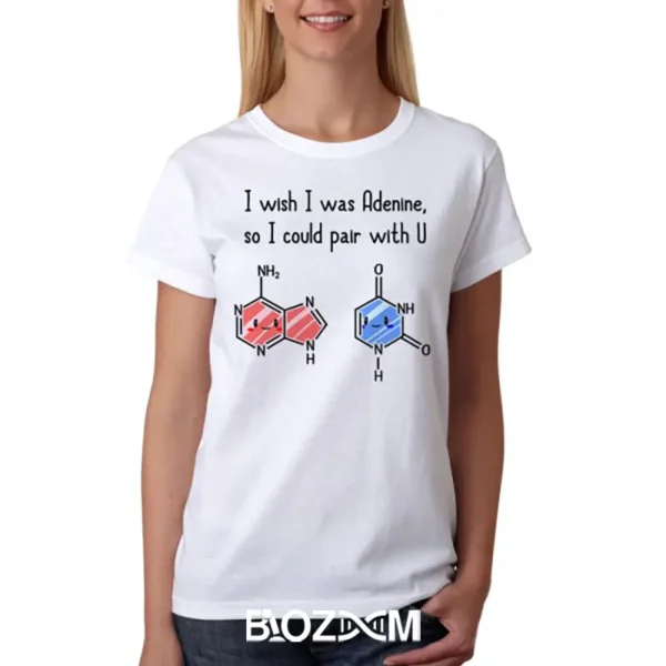تصویر تیشرت طرح I Wish I Was Adenine کد 107