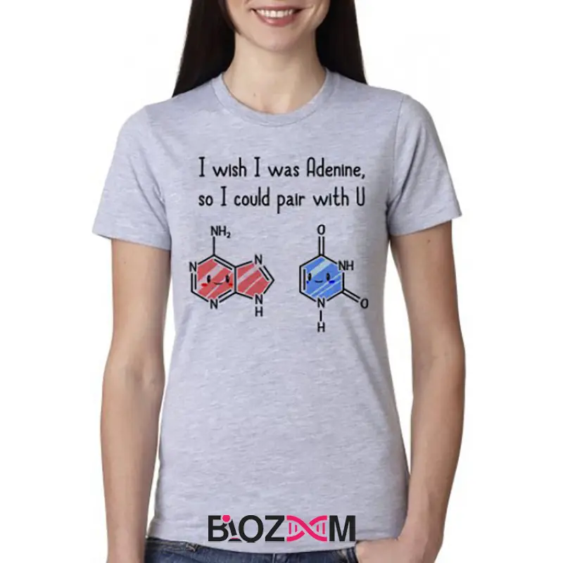 تصویر تیشرت طرح I Wish I Was Adenine کد 107