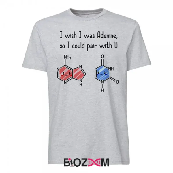 تصویر تیشرت طرح I Wish I Was Adenine کد 107