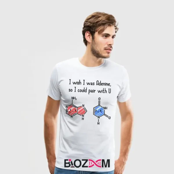 تصویر تیشرت طرح I Wish I Was Adenine کد 107