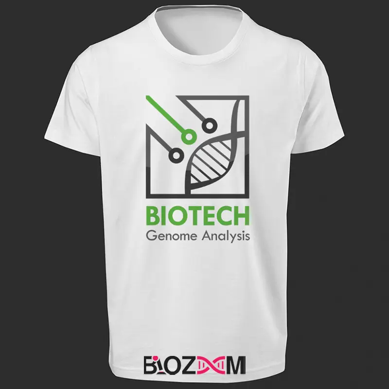 تصویر تیشرت طرح Biotech, Genome Analysis کد 119