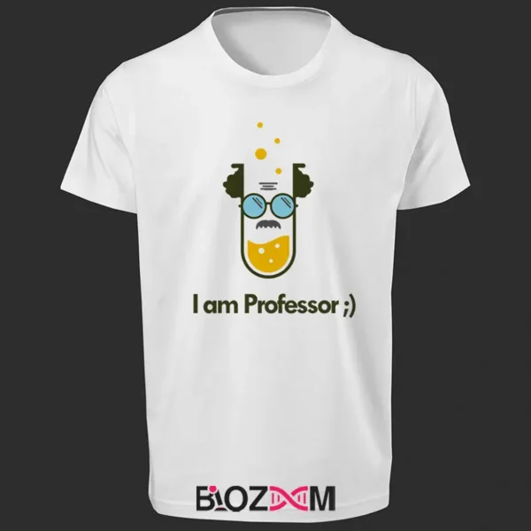 تصویر تیشرت طرح I am Professor کد 125