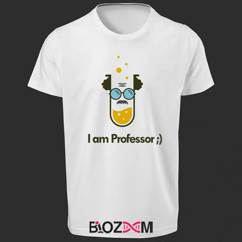 تصویر تیشرت طرح I am Professor کد 125