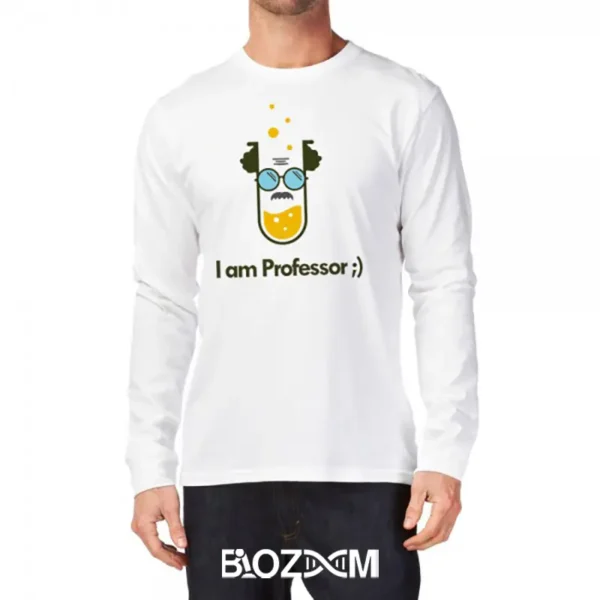 تصویر تیشرت طرح I am Professor کد 125