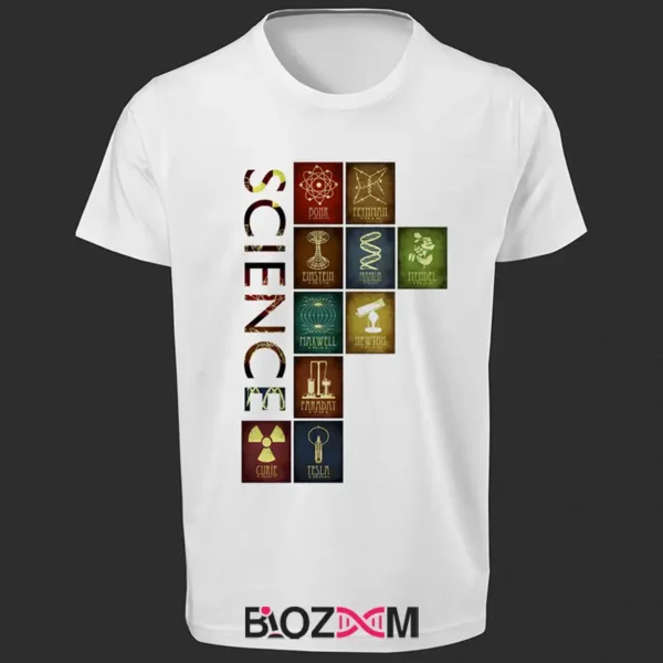 تصویر تیشرت طرح Science -3 کد 135