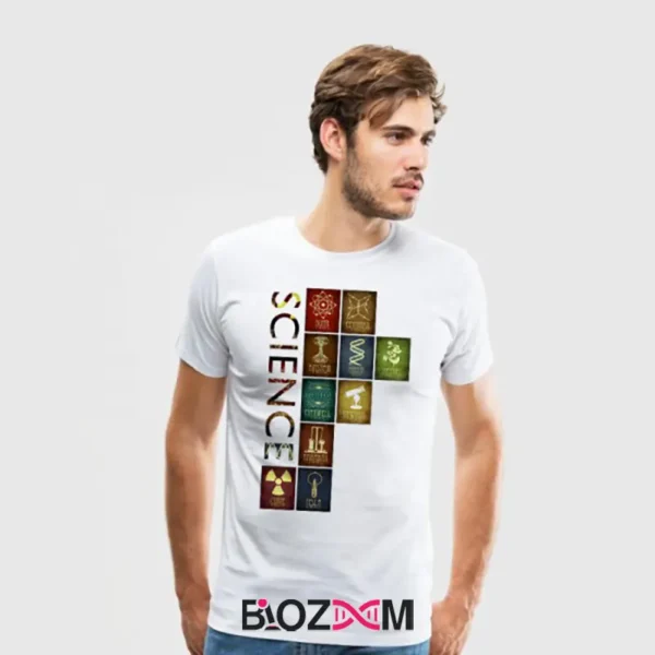 تصویر تیشرت طرح Science -3 کد 135