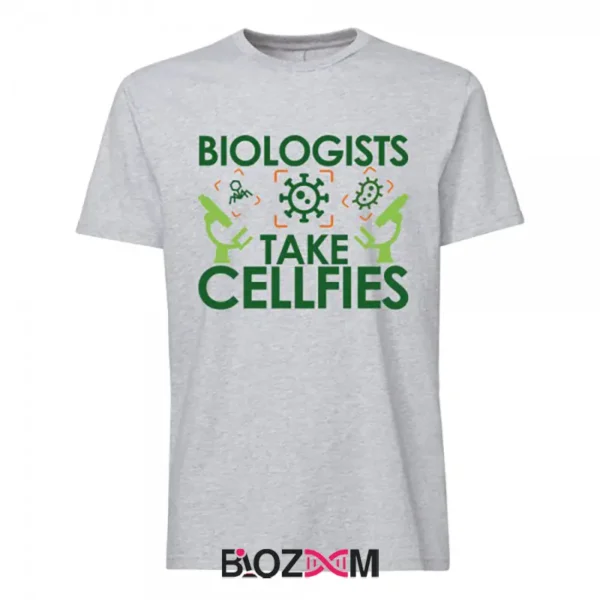 تصویر تیشرت طرح biologists take cellfies کد 142