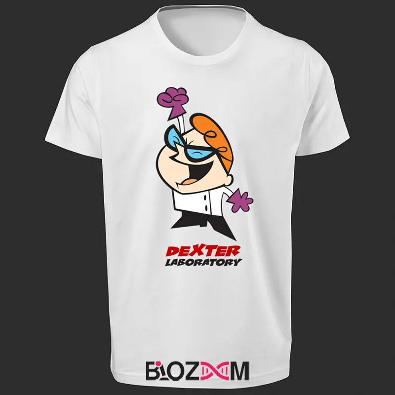 تصویر تیشرت طرح dexter laboratory کد 145