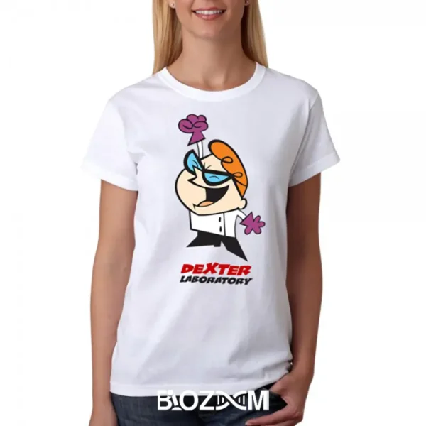 تصویر تیشرت طرح dexter laboratory کد 145
