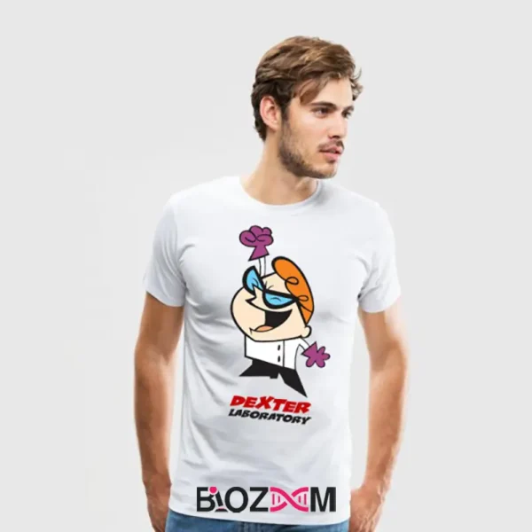 تیشرت طرح dexter laboratory زیست شناسی - کد 145 - تصویر 3