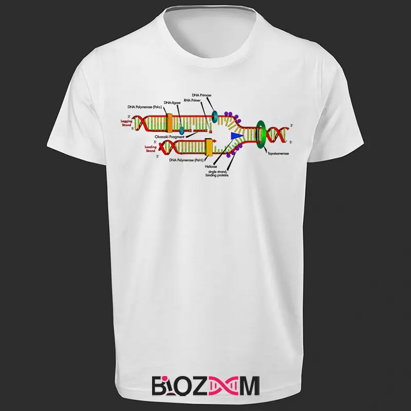 تصویر تیشرت طرح همانند سازی DNA کد 147