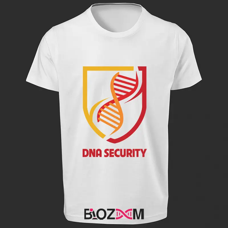 تصویر تیشرت طرح DNA security کد 148