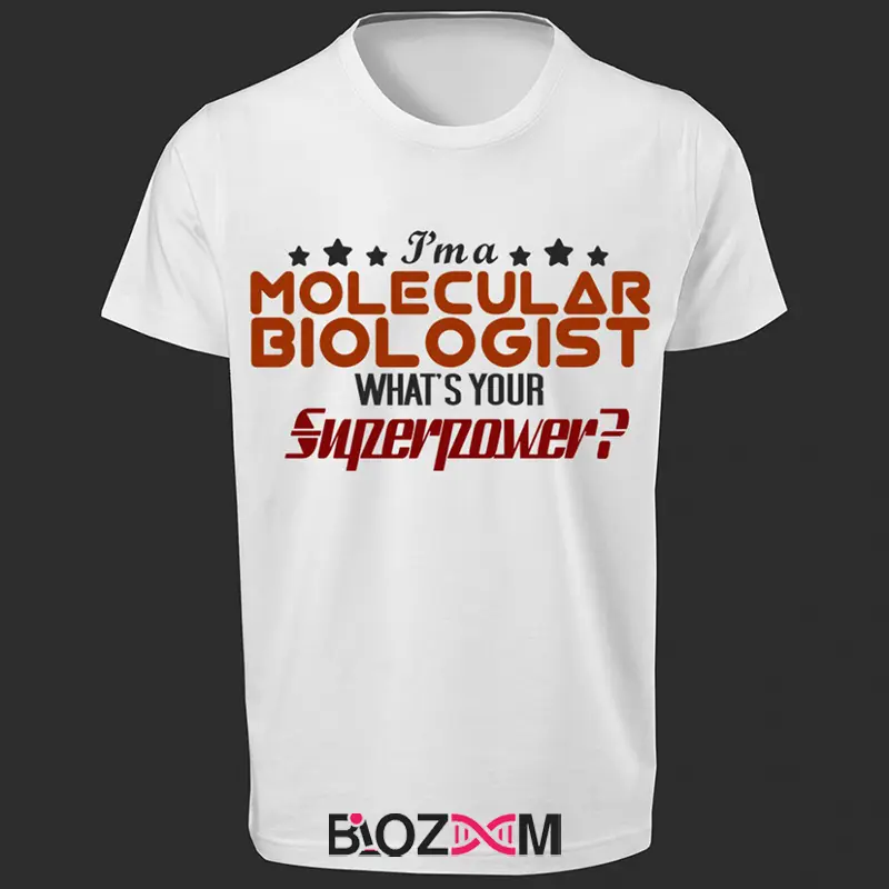 تصویر تیشرت طرح molecular biologist کد 163