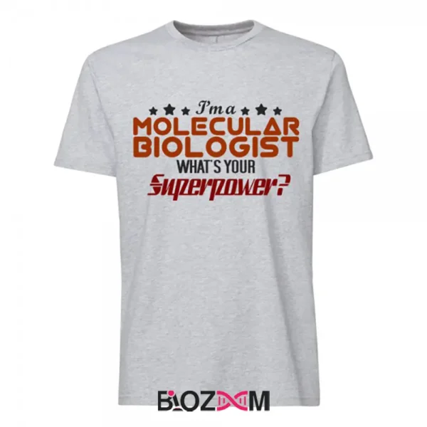 تیشرت طرح molecular biologist زیست شناسی - کد 163 - تصویر 2
