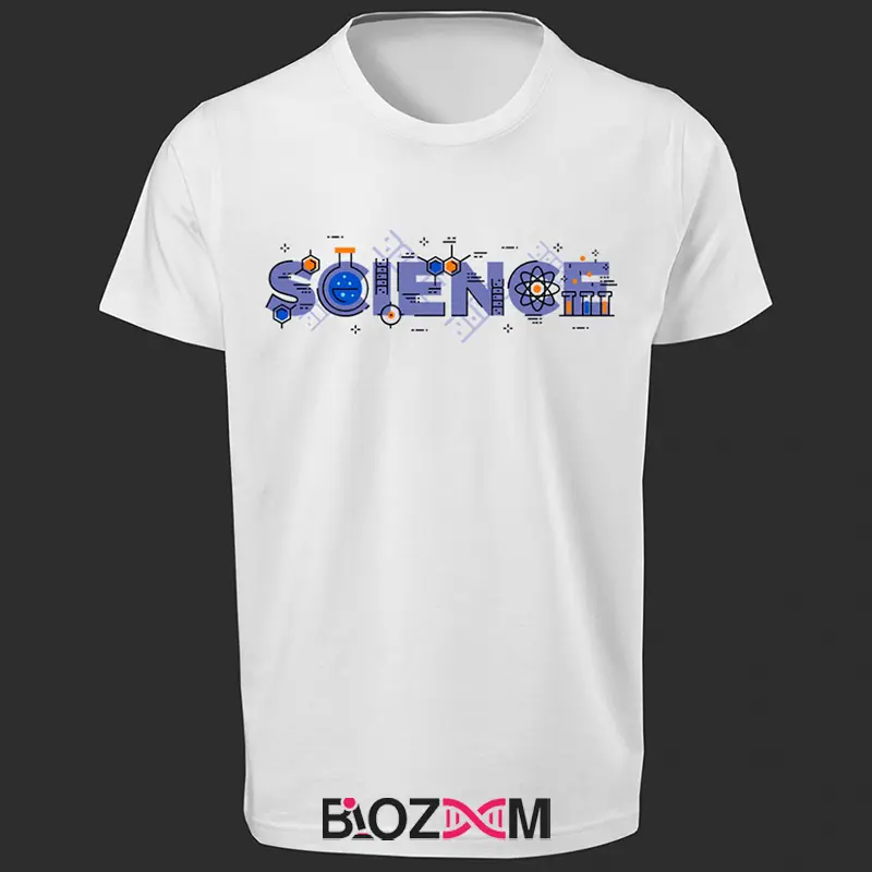تصویر تیشرت طرح science کد 166