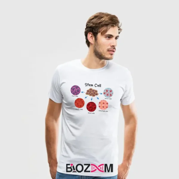 تصویر تیشرت طرح stem cells کد 168