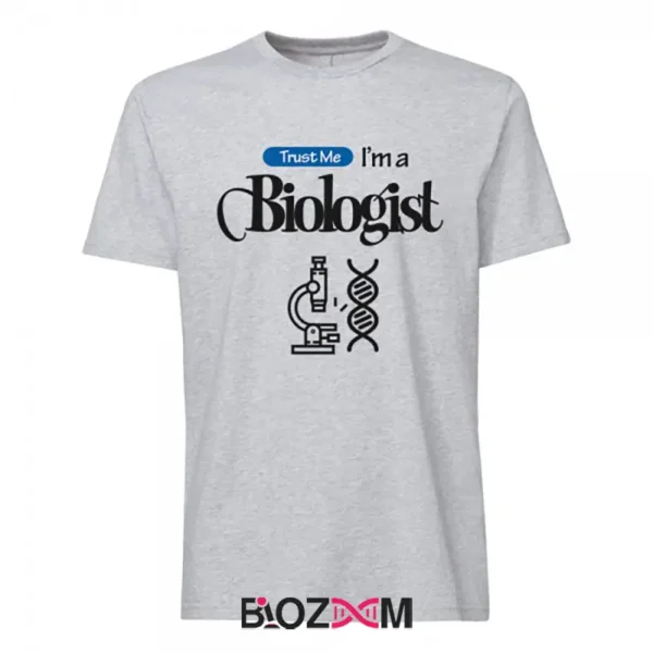 تصویر تیشرت طرح trust me, I am biologist کد 174