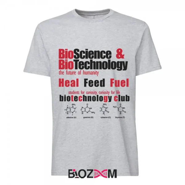 تصویر تیشرت طرح bioscience and biotechnology کد 177