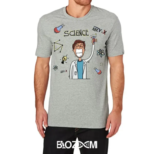 تصویر تیشرت طرح science2 کد 180