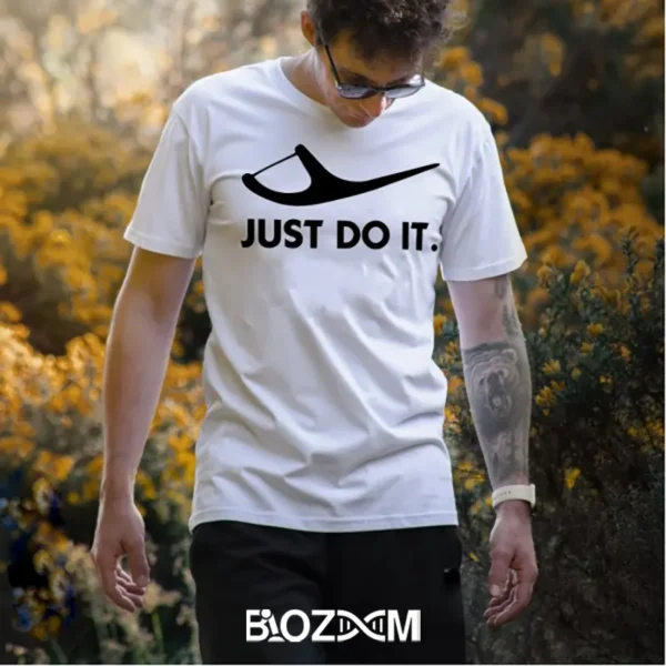 تیشرت طرح just do it دندان پزشکی کد 102