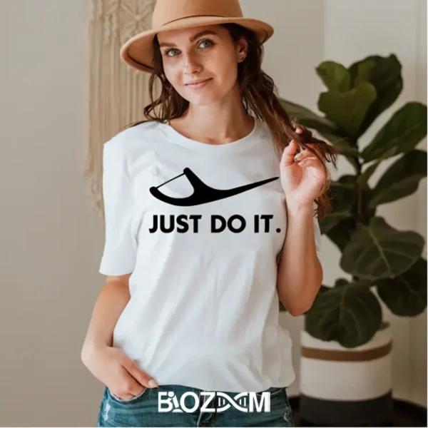 تیشرت طرح just do it دندان پزشکی کد 102