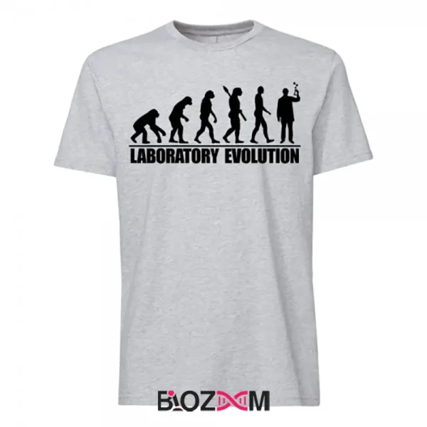 تصویر تیشرت طرح laboratory evolution کد 106