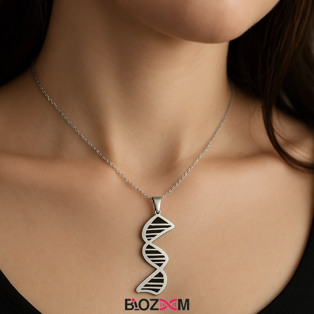 گردنبند طرح DNA – کد 103
